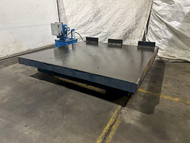10,000 LB X 72" X 72" X 72" VESTIL EHLT-10-72 HYDRAULIC LIFT TABLE STOCK#3572