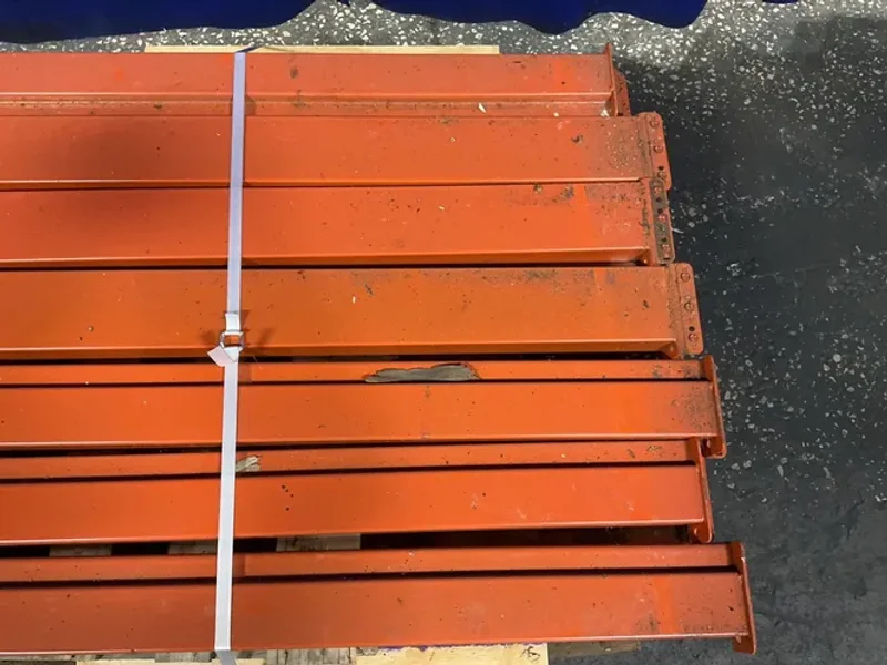 96" X 5" PALLET RACKING BEAMS  -  TEARDROP