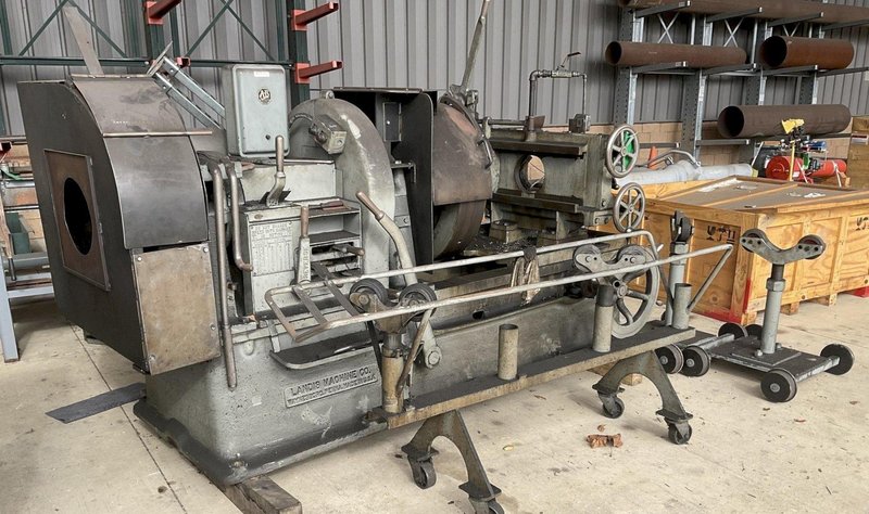 6" LANDIS MODEL #6P RECEDING DIE PIPE THREADER: YOBRO #24574