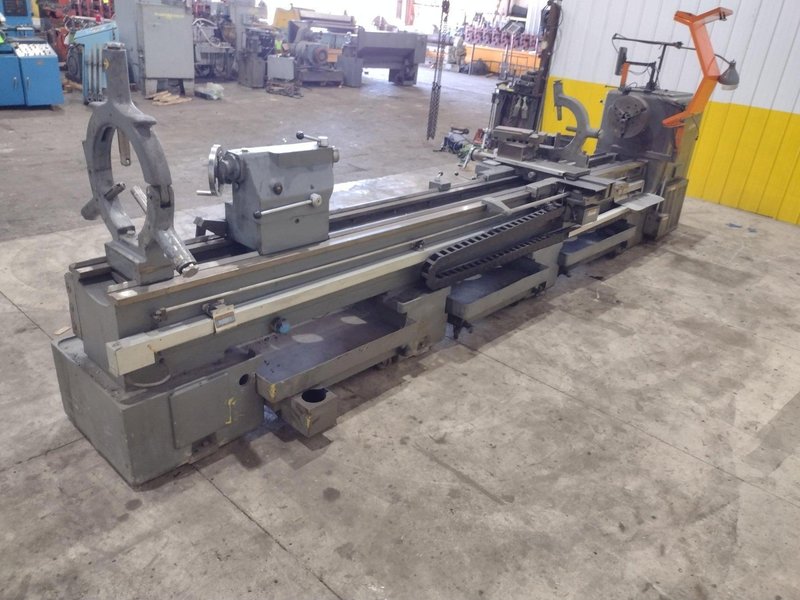 32" X 168" SUMMIT GAP BED ENGINE LATHE. STOCK # 0661425