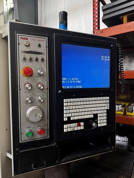 Fadal 8030HT VMC, 2016 – TSC and 4th Axis Ready, Probe
