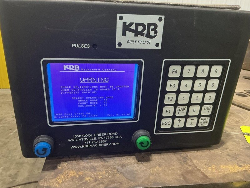 KRB MODEL #18M ELECTRO MECHANICAL ROTARY REBAR BENDER : YOBRO #25147