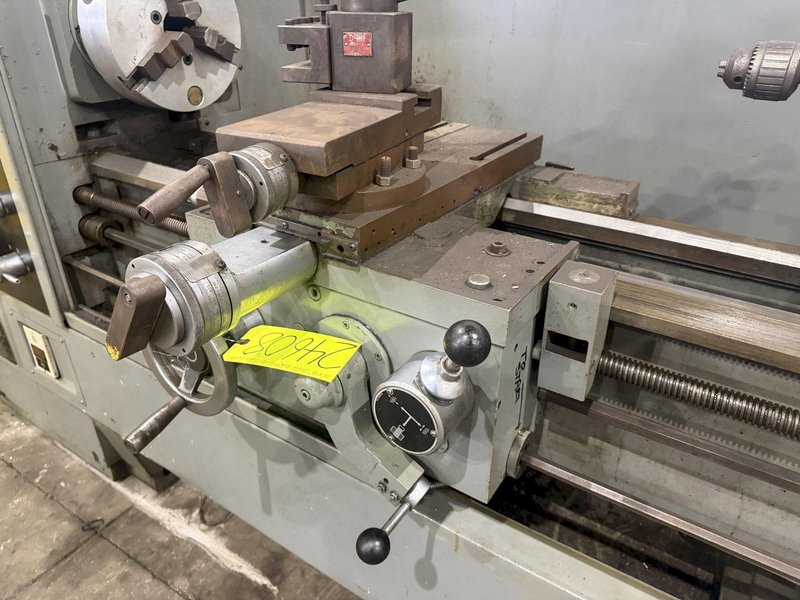 20" X 40" NARDINI MODEL #SZ2040T ENGINE LATHE 3-1/8" HOLE: YOBRO #24608