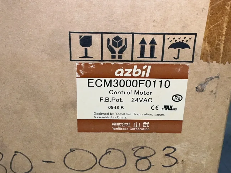 YAMATAKE CORPORATION AZBIL CONTROL MOTOR   -  ECM3000F0110