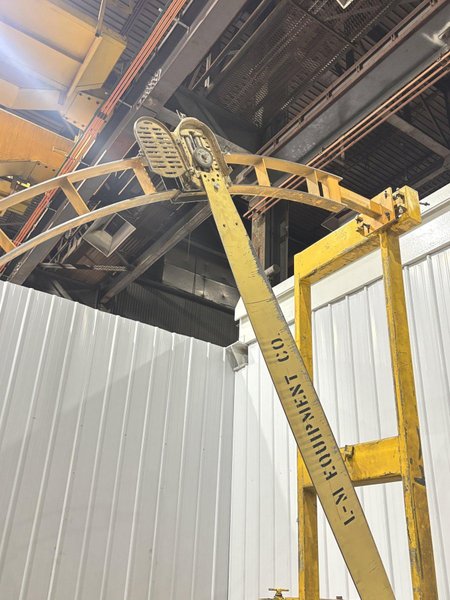 15 HP L&amp;M EQUIPMENT MODEL #HMPC-7-24 CROSS CUT BUNDLE TRAVELING ARCH WOOD BUNDLE SAW WITH CONVEYOR: STOCK #22922