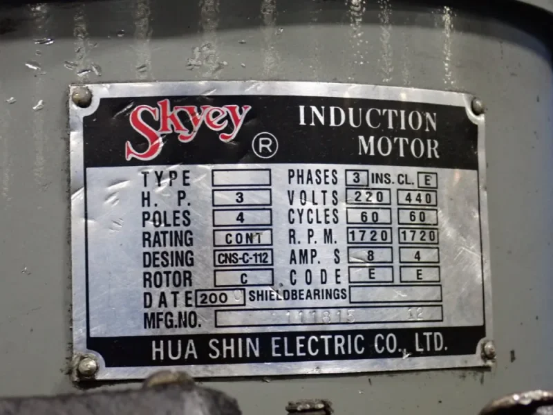 SHARP 42" X 9" VERTICAL MILL  -  RSL-8025