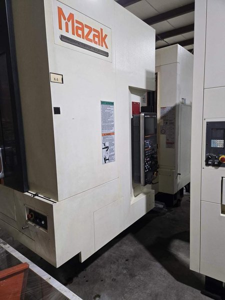 Mazak HCN-4000 400mm HMC, 2012 – 80 Tools, Full 4th Axis, CAT40, Probing, Chip Conveyor
