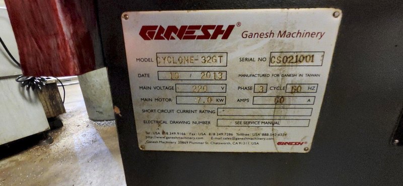Ganesh Cyclone 32-GT CNC Gang Tool Lathe, 6000 RPM with Turret Option,  7.5 HP, New 2013