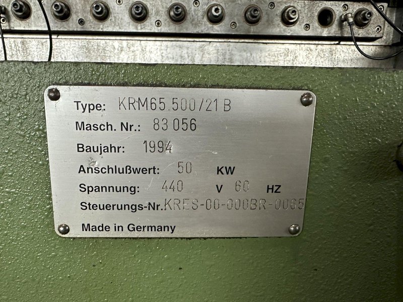 24" X .510" KOHLER 4-HI KRM65.500/21B PRECISION LEVELER. (YEAR NEW 1994) STOCK # 0521823