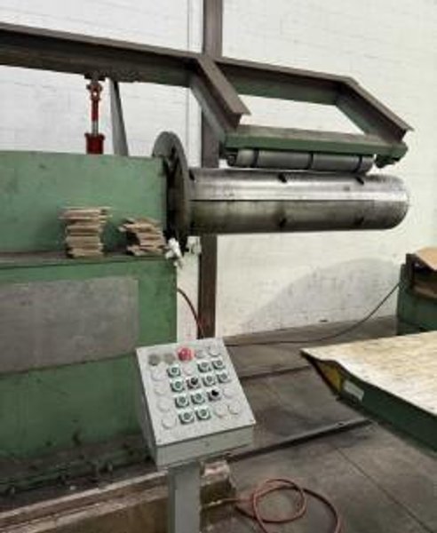 30,000# x 72" Cincinnati Forte Uncoiler with Coil Car stock#4182