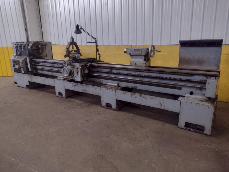 22" X 157" TARNOW MODEL TUJ 50M GAP BED ENGINE LATHE, 3.5" HOLE: STOCK 17547