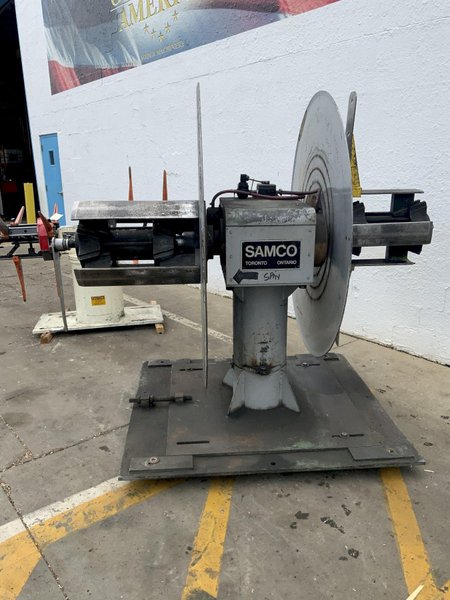 6000 LB X 20" SAMCO DOUBLE END COIL REEL: STOCK #81146