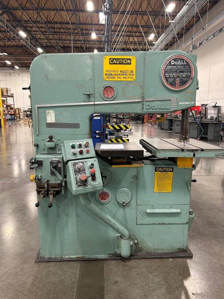36" DOALL MODEL #3612-3 VERTICAL BAND SAW: YOBRO #25847
