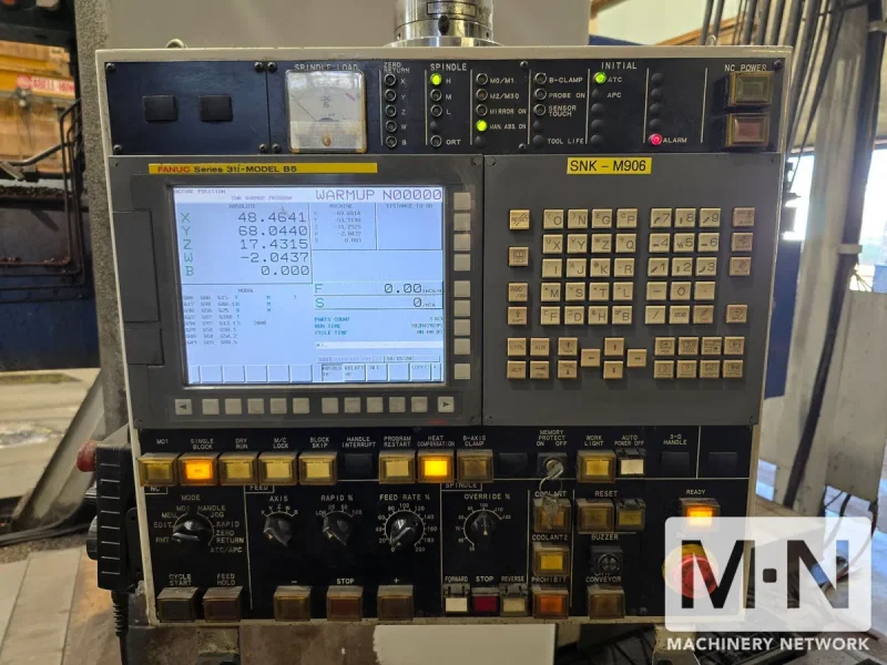 SNK Nissin BP130-3.0 CNC Table Type Horizontal Boring Mill, 2012