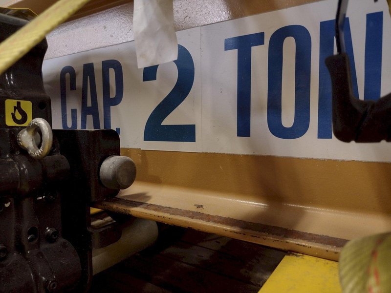 2 TON X 13' CONTRX CRANES / R&amp;M HOIST UNDERSLUNG BRIDGE CRANE: STOCK #16541