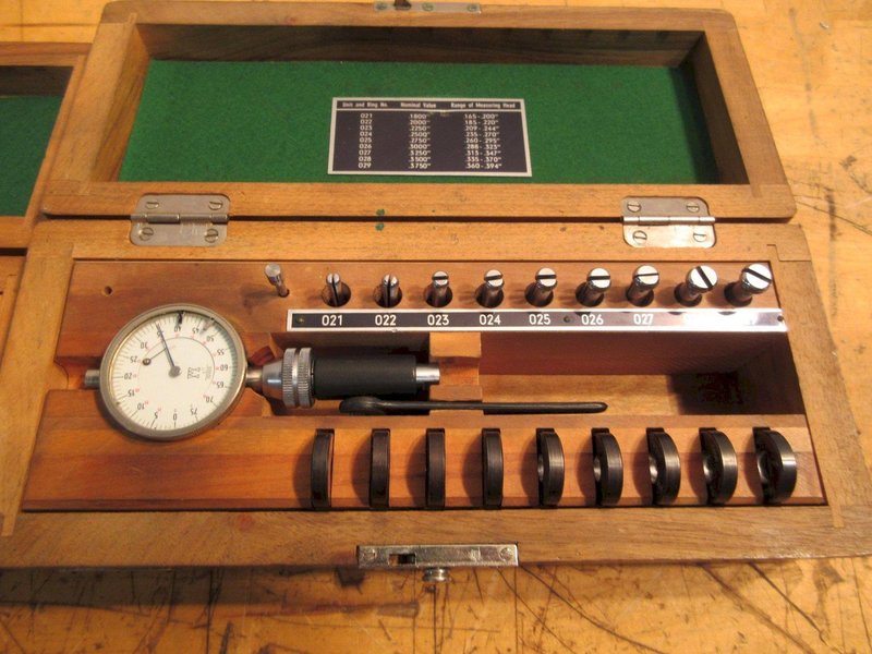 Diatest Small Hole Dial Bore Guage Sets (2) .0625"-.375" in Wooden Cases- Auction Item