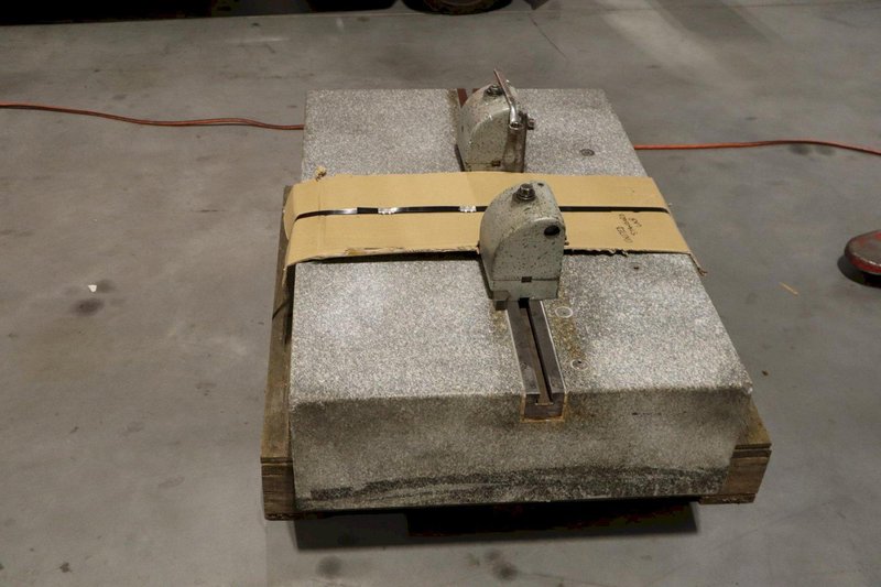 Bench Centers on Rock of Ages Granite Surface Plate- Auction Item
