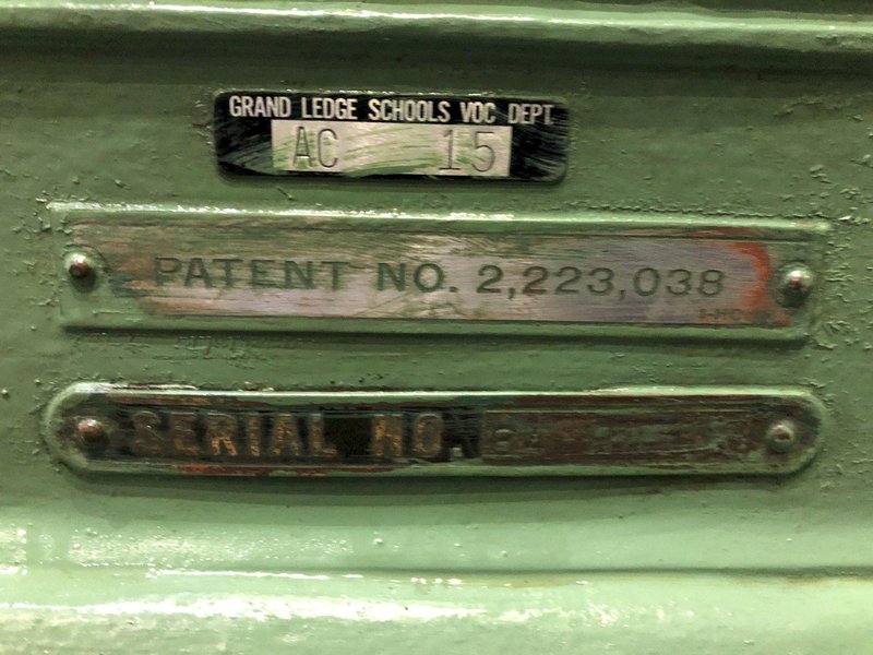20" ROCKFORD MODEL #20 HYDRAULIC SHAPER: YOBRO #25676