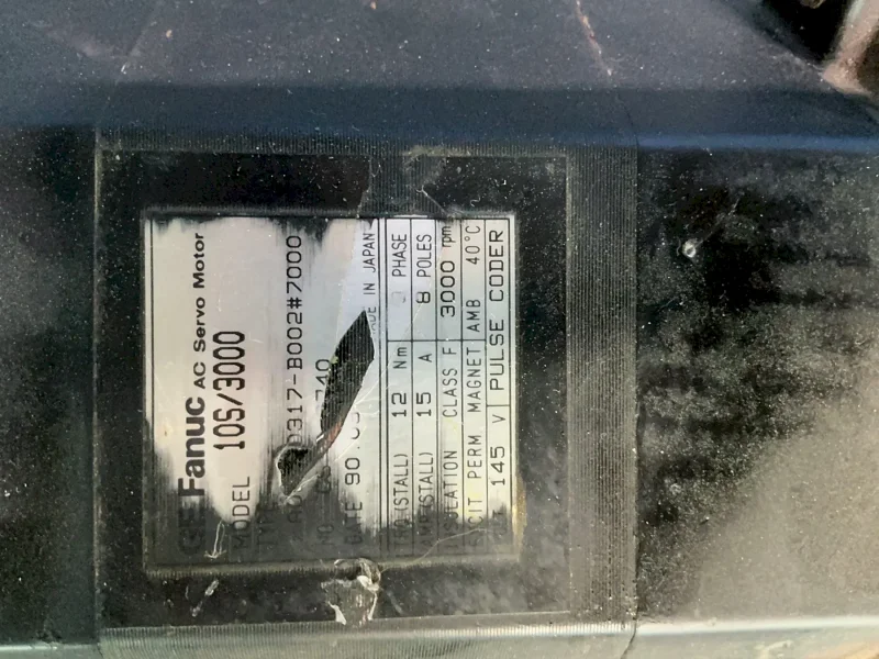 GE FANUC AC SERVO MOTOR   -  A06B-0317-B002#7000