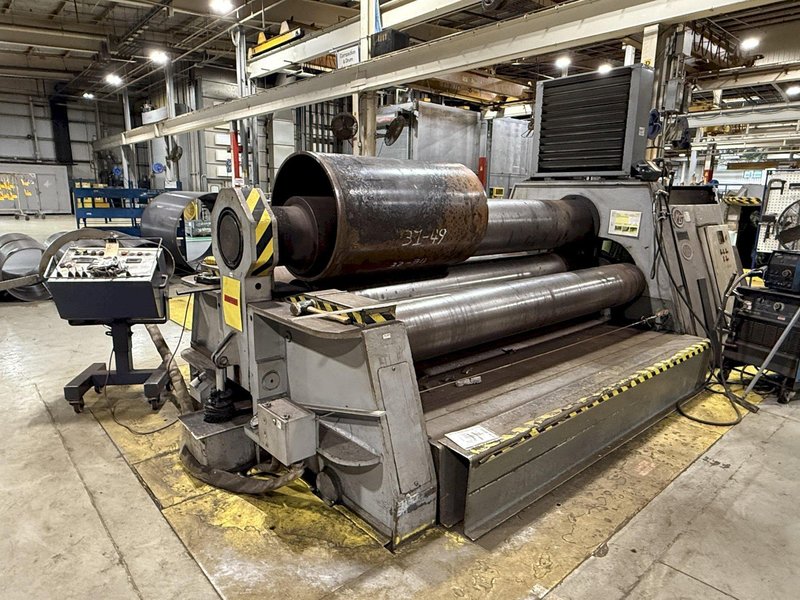 1.5" X 10' MG MODEL #EH-430/40 4-ROLL HYDRAULIC PLATE BENDING ROLL: STOCK #23768