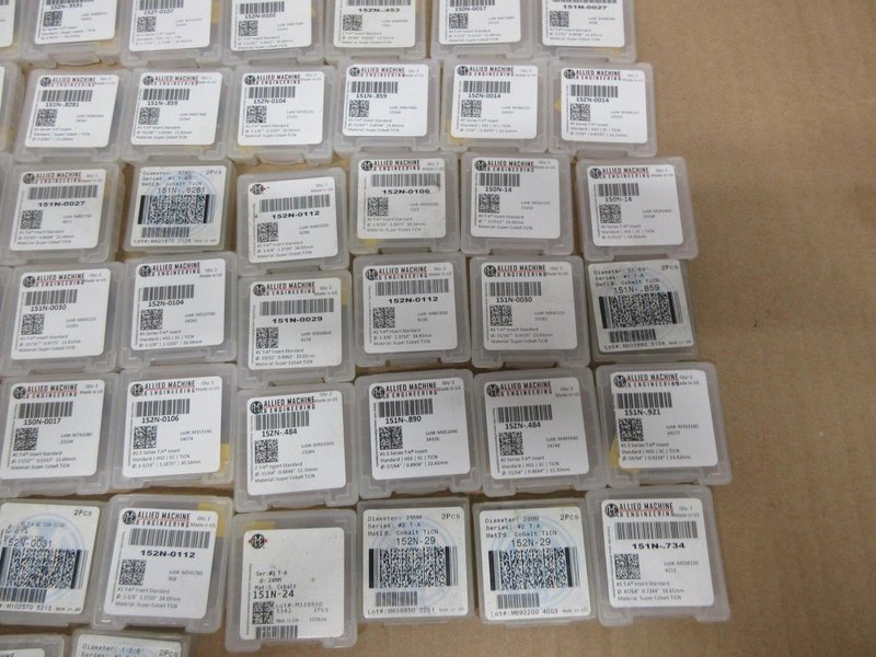 Acme | Allied Machine Drill Inserts, Many Sizes .433" - 1.6875" , Dozens of Inserts, Many Packages Contain 2 Inserts *** All New In Packaging ***- Auction Item