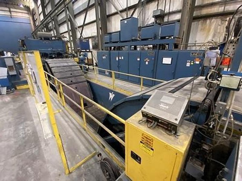 50,000 LBS. X 60" X 3/16" PRO ECO CUT-TO-LENGTH LINE WITH CASSETTE LEVELER. STOCK # 0133225