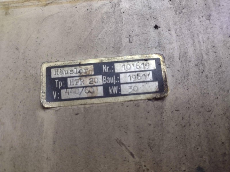 8" X 8" X 3/4" HAEUSLER MODEL #PHR-20VH HORIZONTAL &amp; VERTICAL HYDRAULIC PIPE &amp; ANGLE ROLL: STOCK #19133