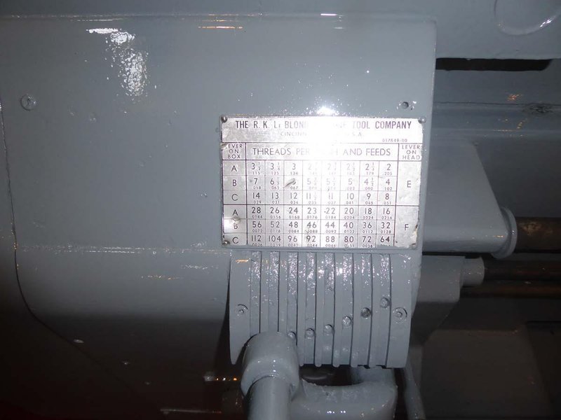 26&quot; X 132&quot; LEBLOND ENGINE LATHE: STOCK #64645