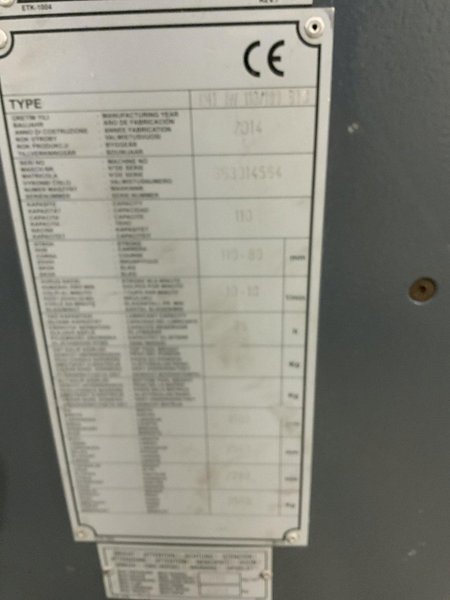 120 TON JMT MODEL IW110/BTD HYDRAULIC IRON WORKER: STOCK #81069