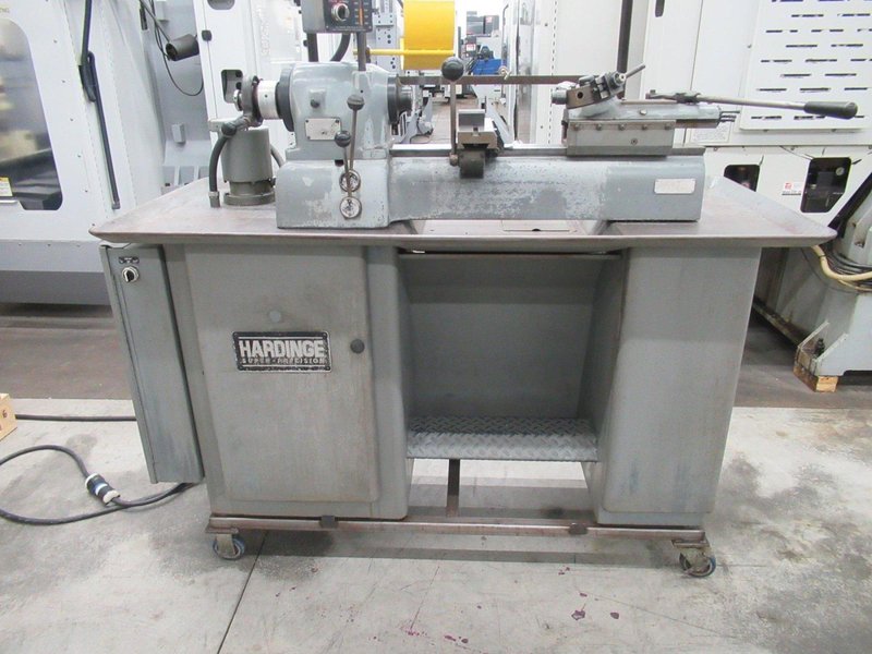 Hardinge DV-59 Second Operation Lathe, Variable Speed, 5C Collet Closer, Endworking Turret, Production Cross-Slide