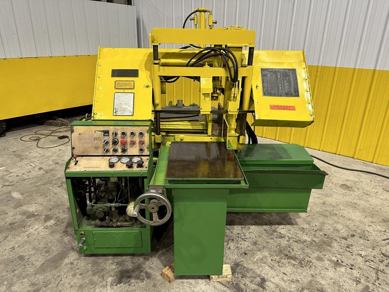 10" X 17" WF WELLS MODEL #W-10-2U AUTOMATIC HORIZONTAL DUAL POST BAND SAW: STOCK #21759