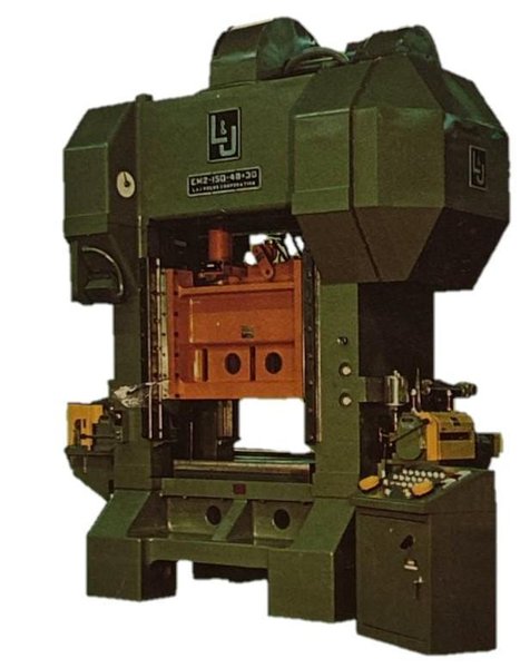 150 TON L&amp;J MODEL #EM12-150-48-30 STRAIGHT SIDE PRESS: STOCK #19263
