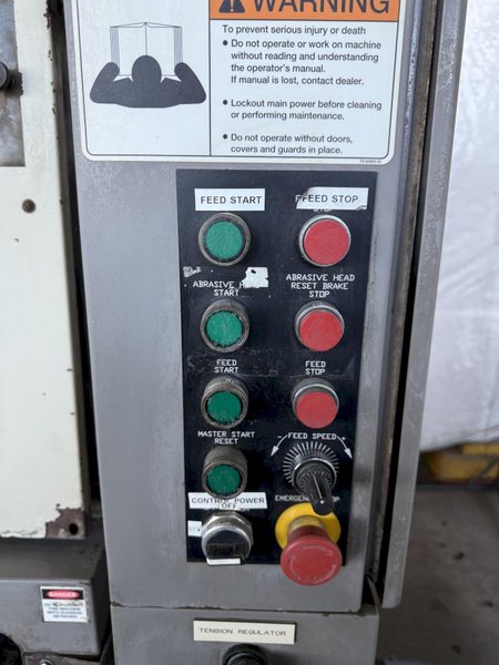 36" TIMESAVER MODEL 100 BELT SANDER. STOCK # 1052122