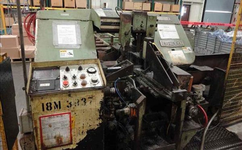 12-1/2" X 12-1/2" DAITO MODEL GA320W HORIZONTAL BANDSAW: STOCK #63825