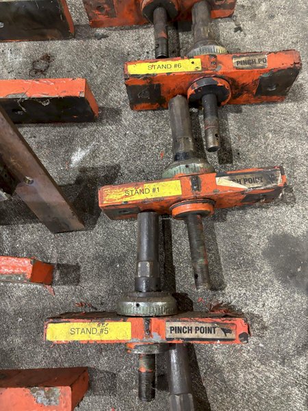 2.5&quot; DAHLSTROM ROLLFORMER PARTS, SHAFT ARBORS, GEARS, SIDE PASSES &amp; MORE: STOCK #22621