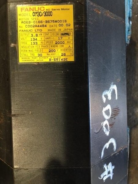 FANUC AC SERVO MOTOR STOCK #3003