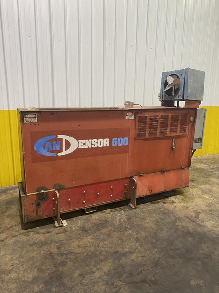 25 HP CP MFG "CAN-DENSOR 600" HYDRAULIC METAL HORIZONTAL BALER: STOCK #16681