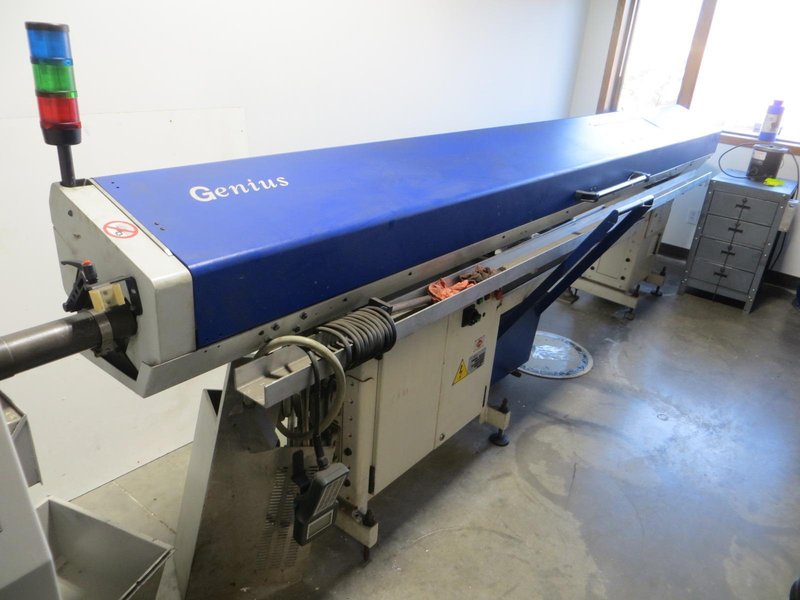 Hanwha ML26 26mm CNC Swiss Screw Machine with Iemca Genius Magazine Bar Feed, Live Milling, Parts Catcher- Auction Item