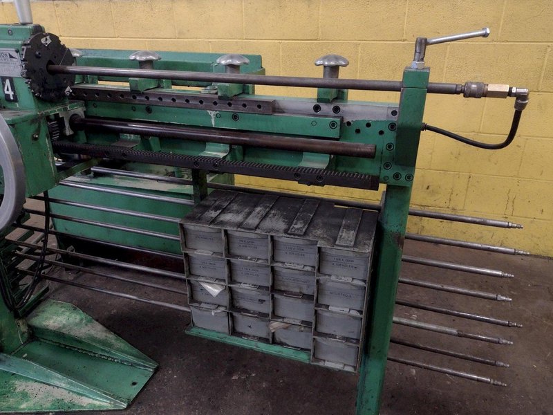 4-1/8&quot; X 48&quot; CARSON MODEL CHP-1H TUBE END PUNCH FORMING MACHINE: STOCK 17891