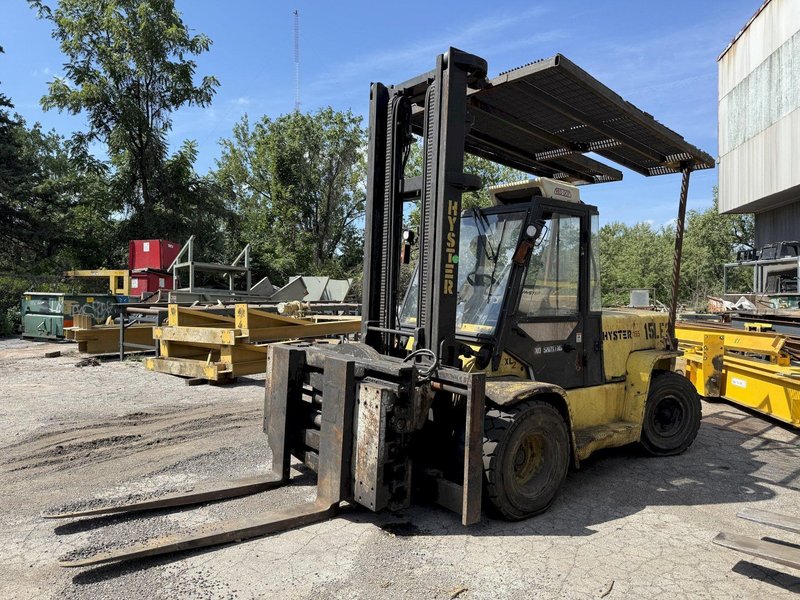 15,500 LBS HYSTER MODEL #H155 XL2 YARD FORKLIFT: STOCK #23610