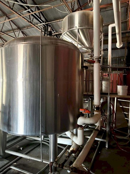 Alpha Brewing Operations 30 Barrel 2 Vessel Brew System, Grist Case and Oversized Heat Exchanger, 2015