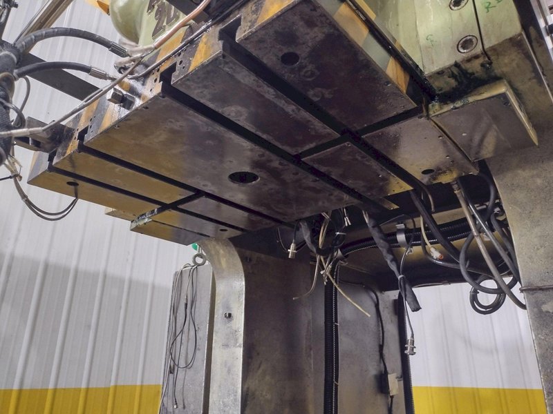 220 TON AIDA MODEL #NCI-200(2) GAP FRAME PRESS, 12.59&quot; STROKE: STOCK #22210