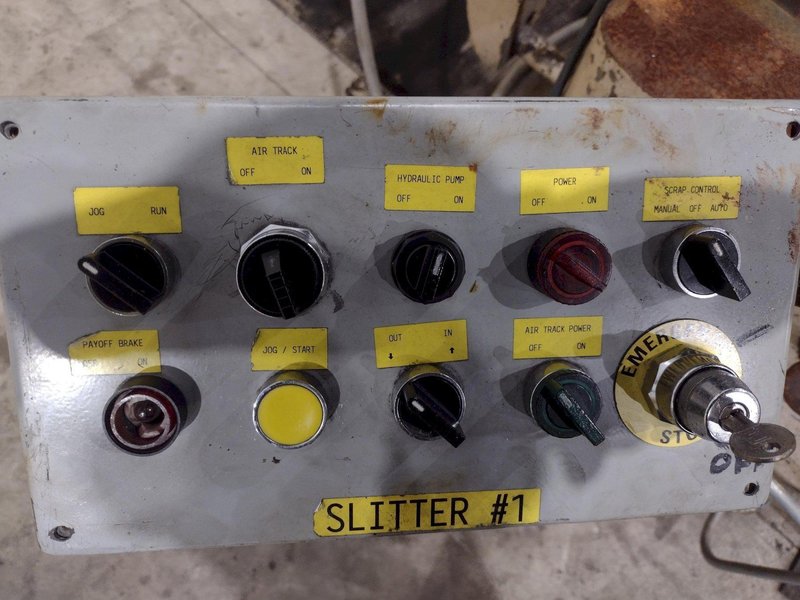 36" YODER POWERED SLITTING HEAD WITH FEED ROLLS: STOCK #22948