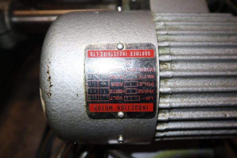 SpeedyCut ST-0 Tapping Machine with 5" Throat W/ Foot Pedal, Mounted On Metal Table- Auction Item