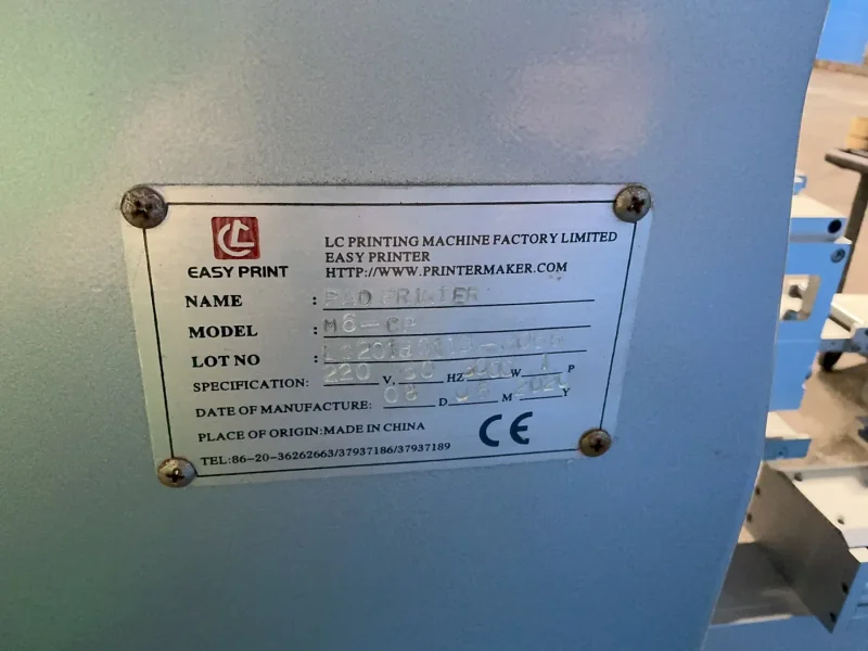 LC PRINTING MACHINE FACTORY LIMITED PAD PRINTER  -  M6-CP