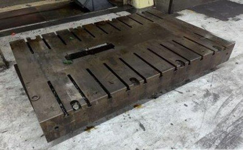 72&quot; x 42&quot; x 8&quot; T-Slotted Bolster Plate