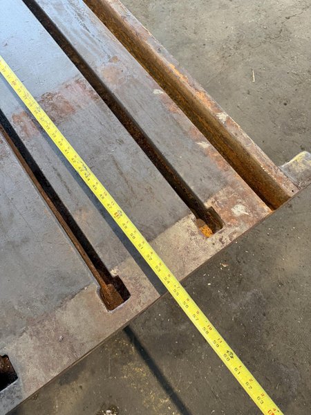 54" X 42" CARLTON RADIAL ARM DRILL KICKER BASE. STOCK # 0541726