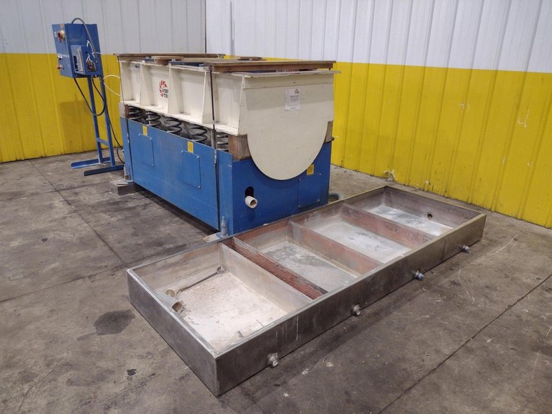 17 CUBIC FOOT VIBE TECH MODEL #VTHT-2472 TUB STYLE VIBRATORY FINISHER : YOBRO #25354