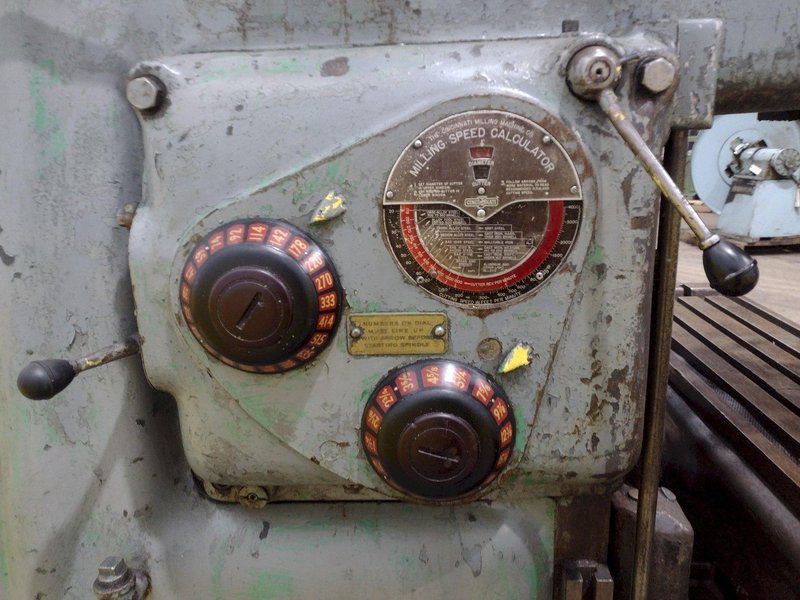 #2 CINCINNATI VERTICAL MILLING MACHINE: STOCK #18319