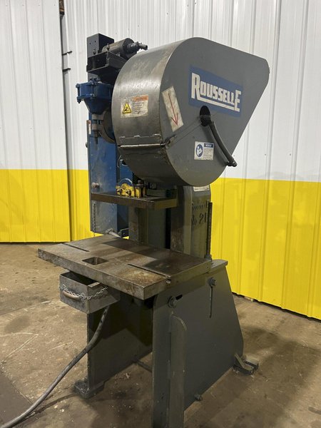 15 TON ROUSSELLE MODEL #2E-F OBI PRESS, 2" STROKE: STOCK #20171